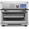 Cuisinart Air Fryer Toaster Oven, Digital Display, 1800 Watt Air Fryer Toaster Oven Combo with Adjustable Temperature and Controls, Stainless Steel Small Kitchen Appliance, TOA-65,Silver