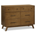 DaVinci Otto 6-Drawer Baby Dresser for Bedroom GREENGUARD Gold Certified Multi-Purpose Storage Double Chest of Drawers for Boys and GirlsDresser for Kids Bedroom, Living Room, NurseryWalnut