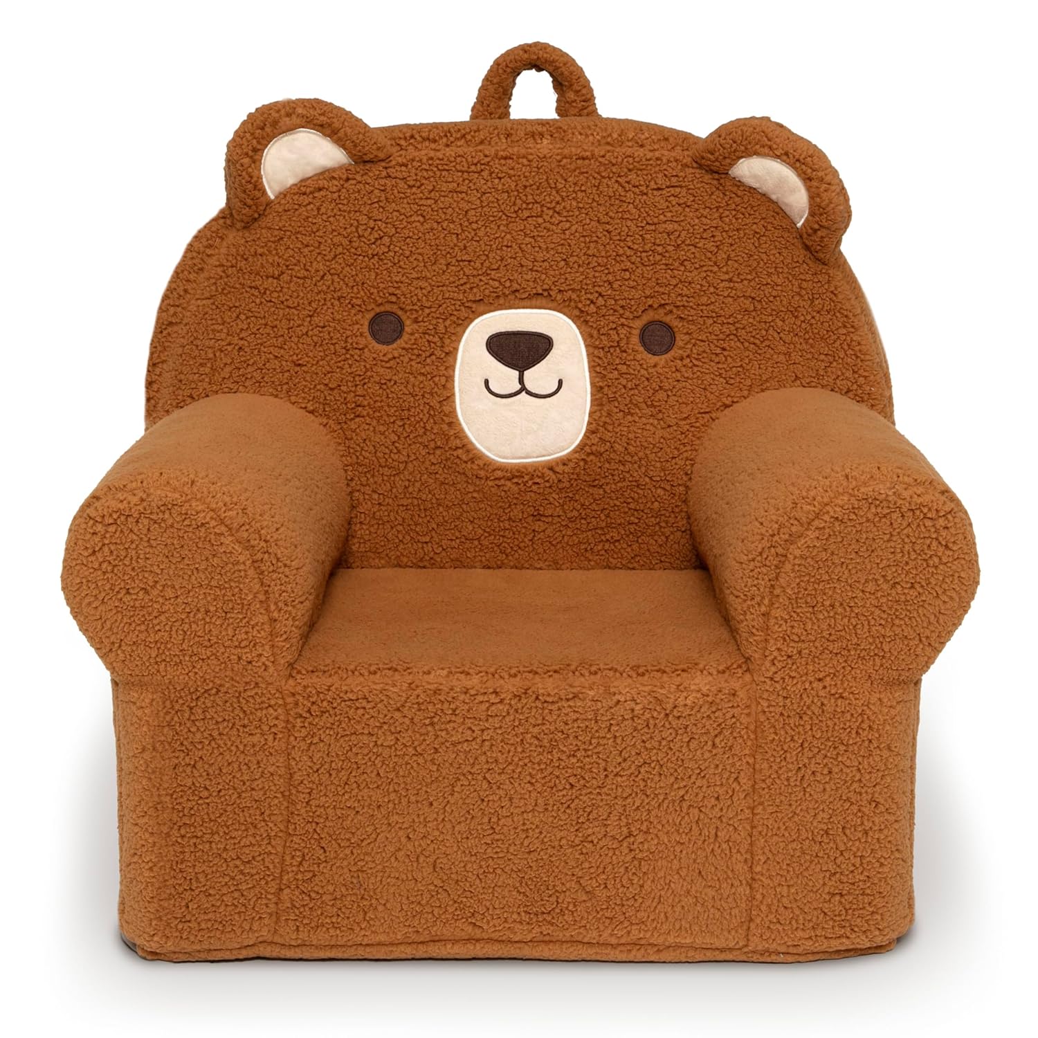 Delta Children Deluxe Cozee Chair for Toddlers (Brown Teddy Bear)