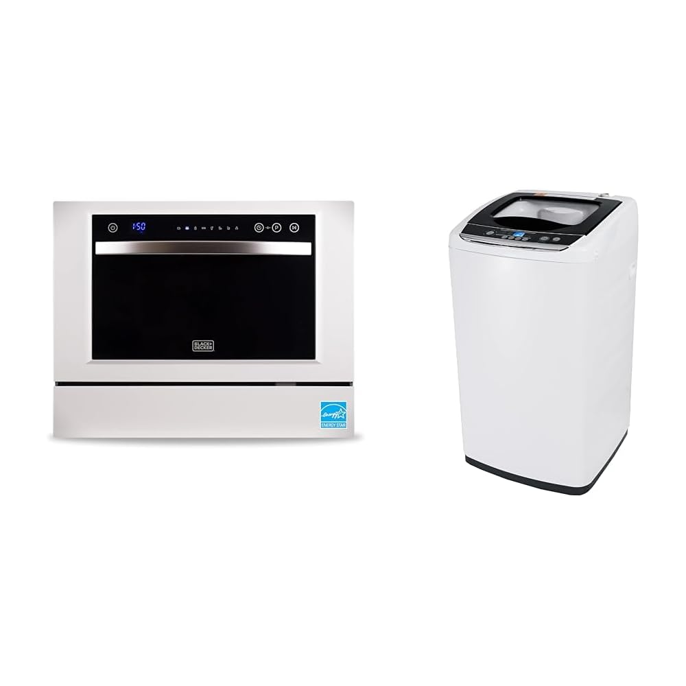 6-Place Setting Portable Dishwasher and Washer Bundle