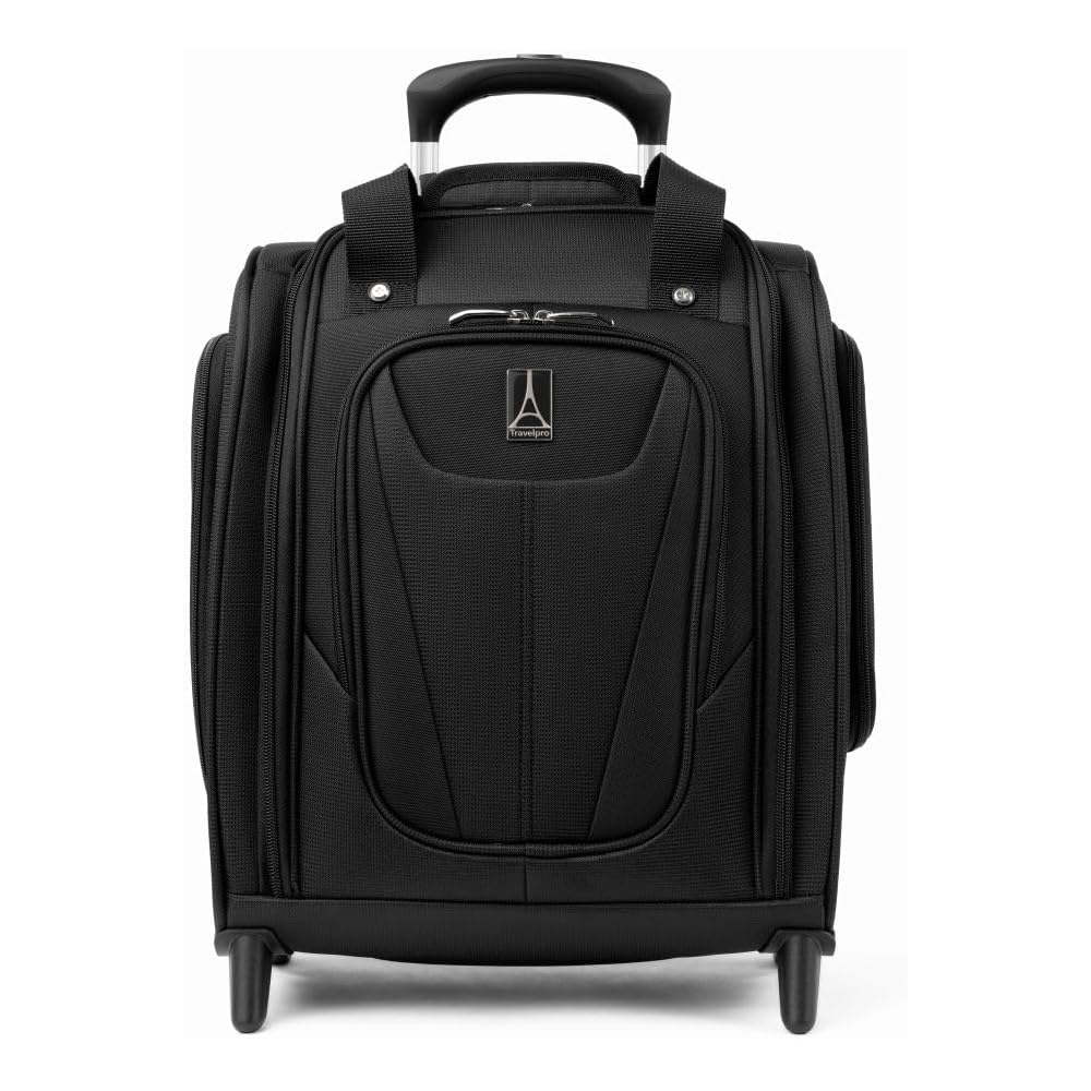 | Travelpro Luggage Maxlite 5 Softside Lightweight Rolling Underseat Compact Carry on Upright 2 Wheel Bag, Men and Women, Black, 15-Inch | Carry-Ons