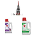 Hoover Power Scrub Deluxe Carpet Cleaner Machine &amp; Paws &amp; Claws Deep Cleaning Carpet Shampoo with Stainguard &amp; Renewal Deep Cleaning Carpet Shampoo, Concentrated Machine Cleaner Solution, 64oz Formula