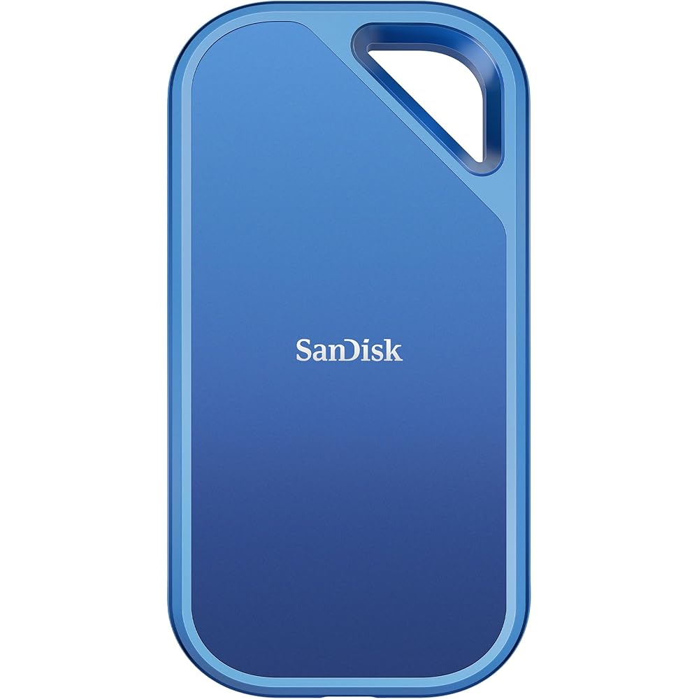 SanDisk 2TB Creator Pro Portable SSD Up to 2000MB/s, for Laptops and Computers, USB-C, USB 3.2 Gen 2x2, IP65 Water and Dust Resistance, 1 Month of Adobe Creative Cloud Included SDSSDE81C-2T00-G25