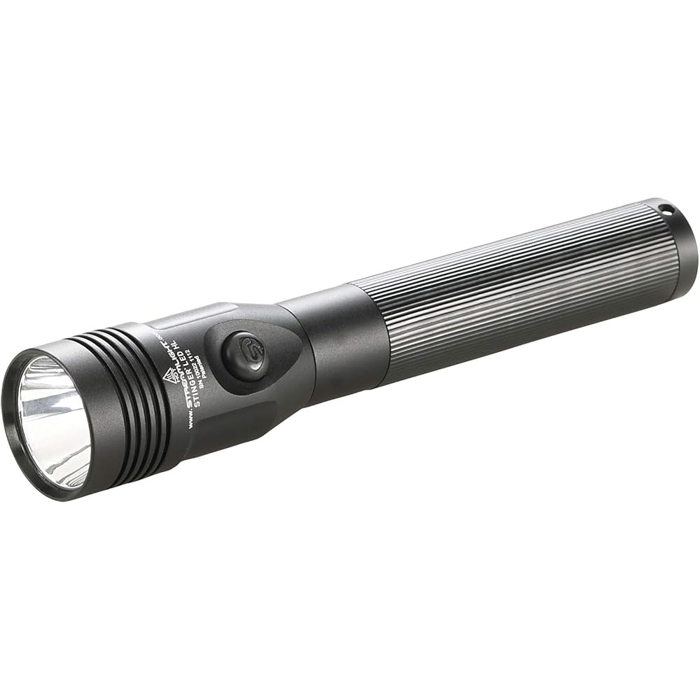 Streamlight 75431 Stinger LED High Lumen Rechargeable Flashlight with 120-Volt AC Charger 800 Lumens, Black