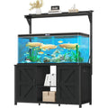 120-Gallon Heavy-Duty Metal Aquarium Stand with Outlets