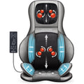 COMFIER Shiatsu Neck Back Massager with Heat, 2D ro 3D Kneading Massage Chair Pad, Adjustable Neck Massage,Seat Massager for Full Body Relaxation, Christmas Gifts for Dad Mom Women Men,Dark Gray