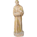 Old World St. Francis Statue with Bird Feeder (45-Inch)