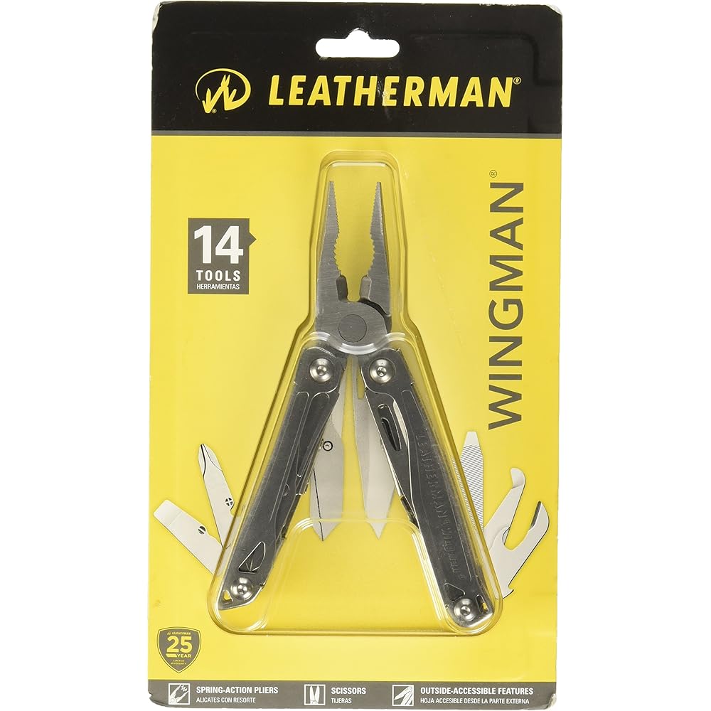 Wingman Multi-Tool, Silver, 14 Tools