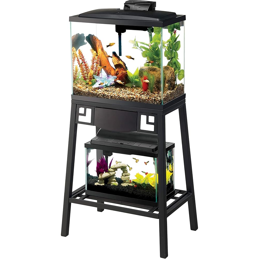 Metal 10-Gallon Double Aquarium Tank Stand