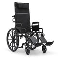 Athena Collection Reclining High-Back Transport Wheelchair for Seniors