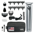 Wahl USA Stainless Steel Lithium Ion 2.0+ Beard Trimmer for Men Electric Shaver &amp; Nose Ear Trimmer Rechargeable All in One Men's Grooming Kit Model 9864SS