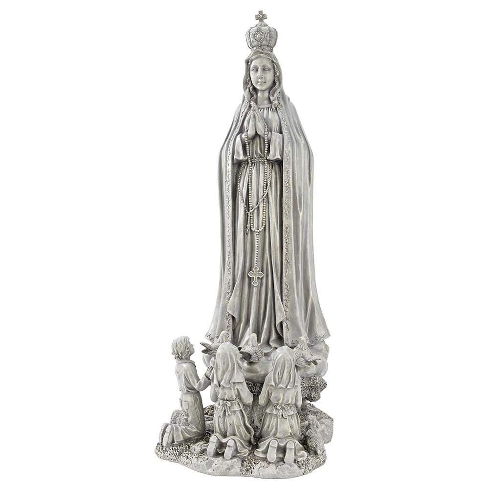 Our Lady of Fatima 32-Inch Resin Garden Statue