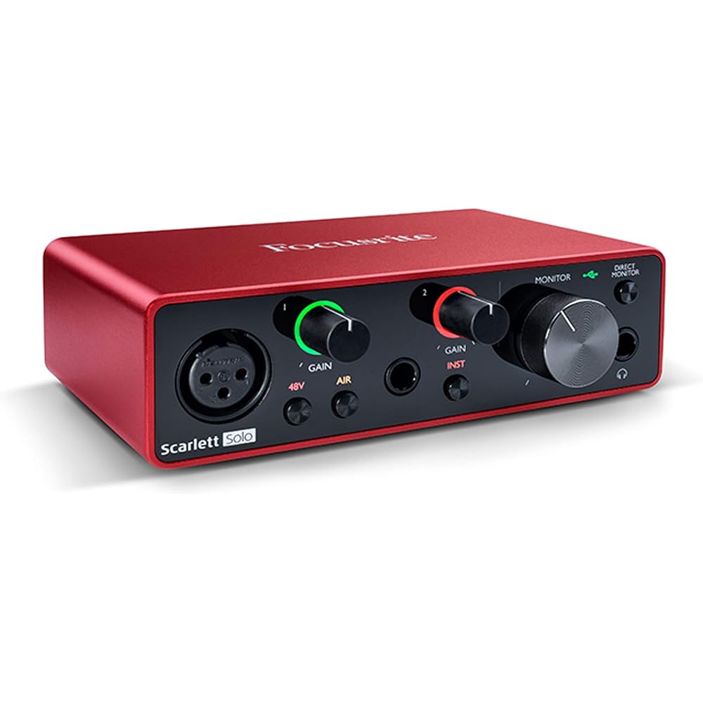 Focusrite Scarlett Solo 3rd Generation USB Audio Interface
