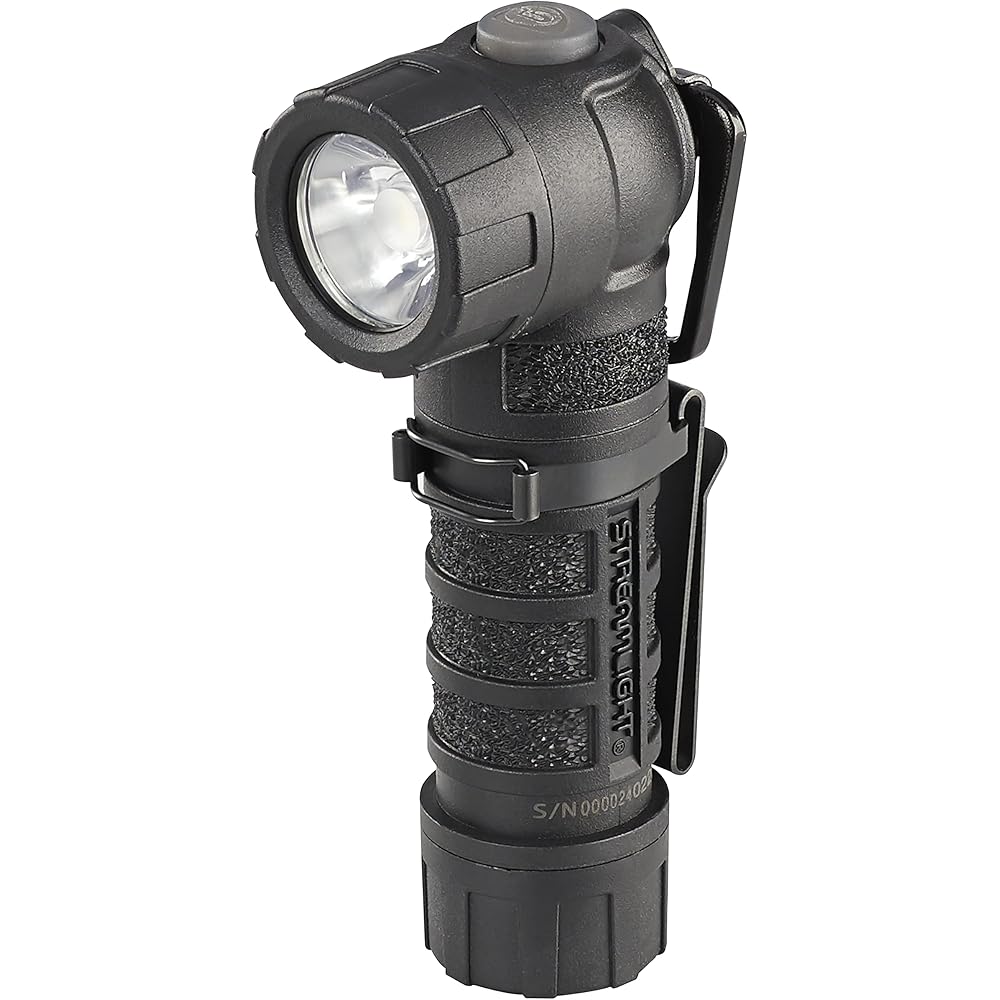 Streamlight 88830 PolyTac 90 LED Right Angle Polymer Flashlight, Black 170 Lumens