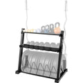 Yes4All Multi-Functional Weight Storage Racks, Dumbbell Rack for Home Gym Storage of Dumbbell/Kettlebell/Weight Plate &amp; Barbell 1000LBS Capacity