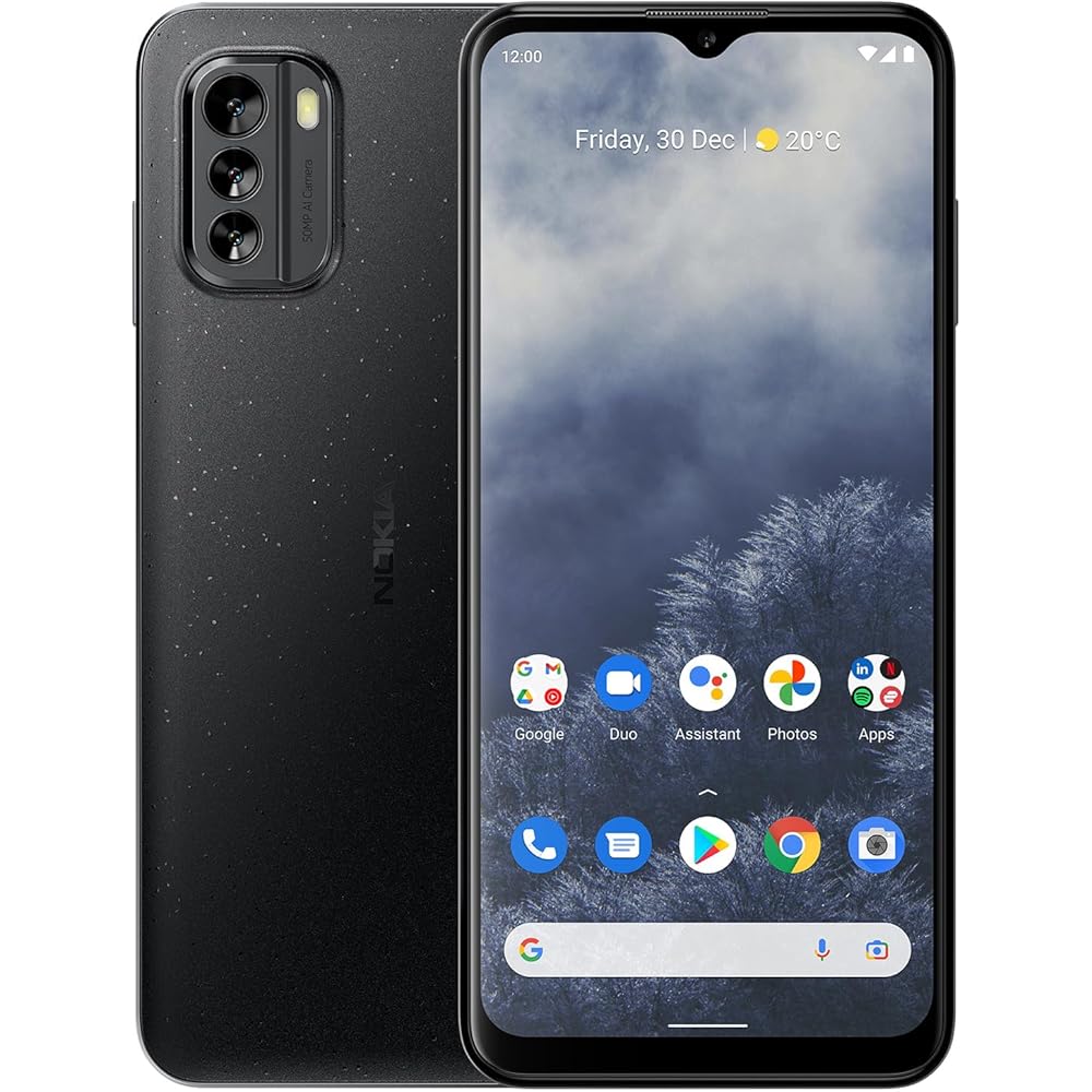 Nokia G60 5G Dual SIM Unlocked Smartphone 6/128GB (Pure Black)