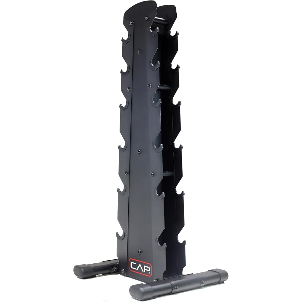 CAP Barbell Dumbbell storage Rack Black