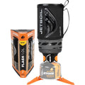 Jetboil Flash 1.0L Portable Fast Boil Stove for Camping and Backpacking with 1-Step Auto Ignition, New for 2025, Propane/Isobutane Burner with Cooking Cup, Carbon