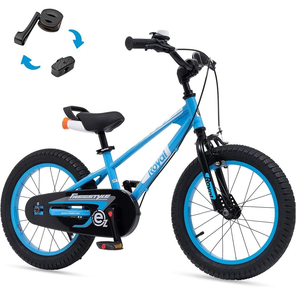 Royalbaby EZ 16-Inch convertible Kids Balance and Pedal Bicycle