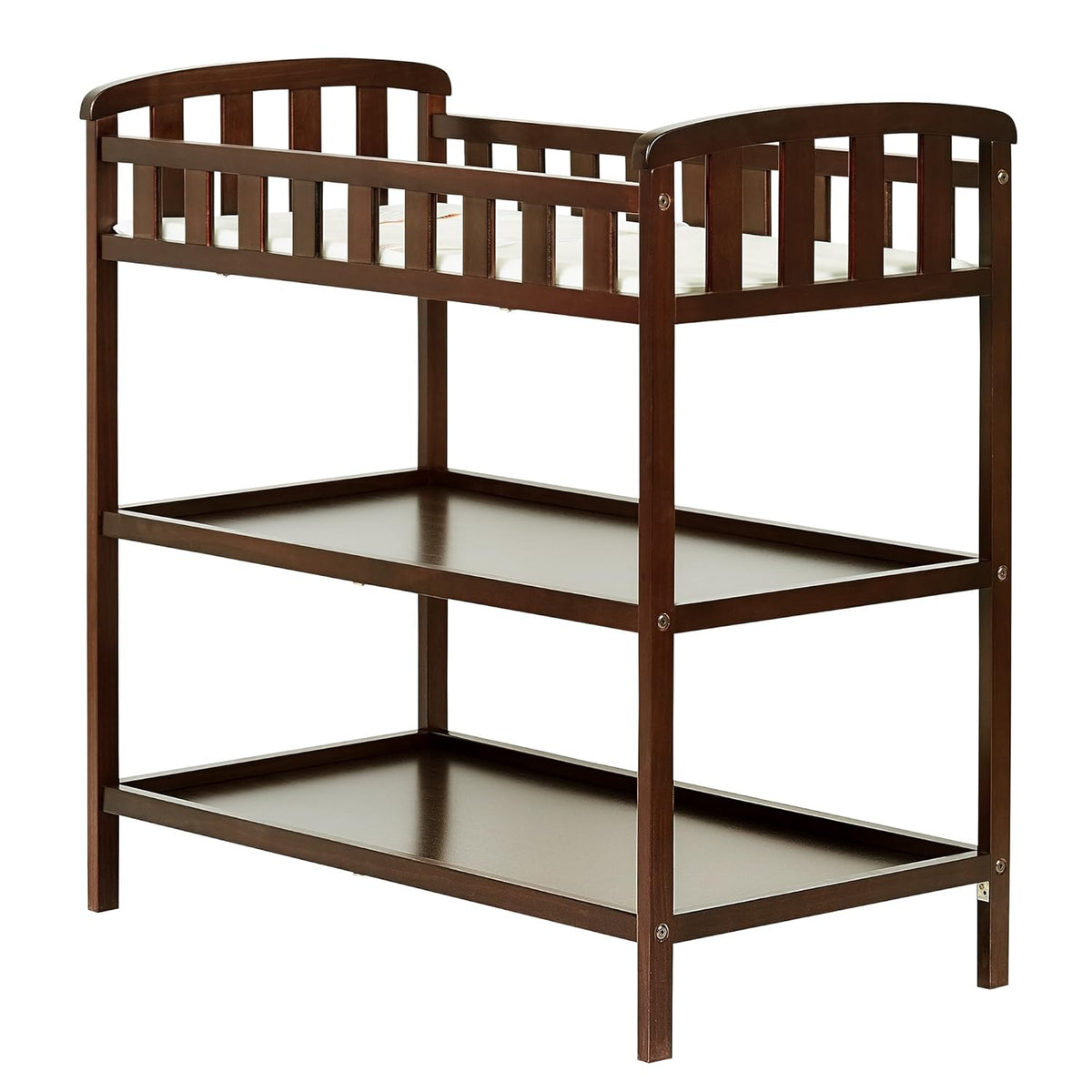 Emily Portable Changing Table with Pad (Espresso)