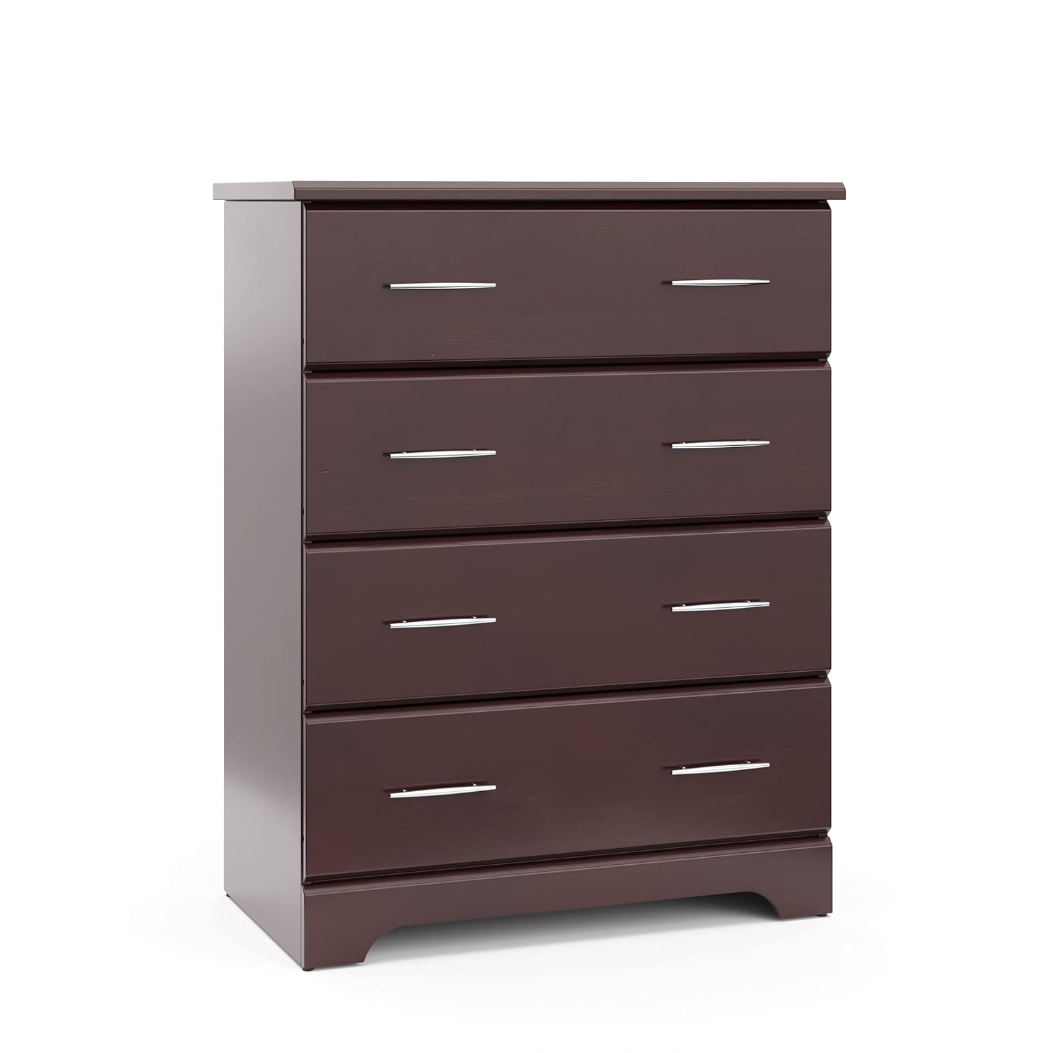 Brookside 4-Drawer Vertical Nursery Dresser (Espresso)