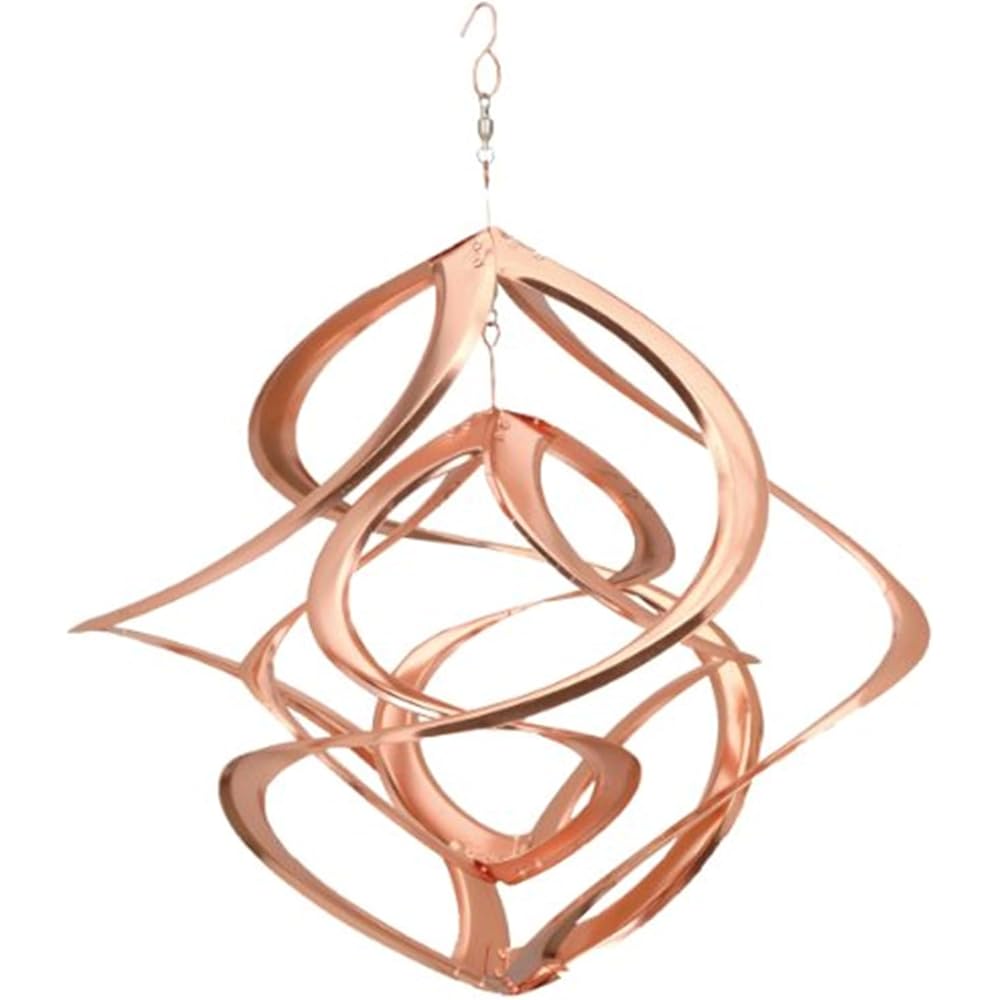 Red Carpet Studios Cosmix Copper Double Wind Sculpture, Large (31056), 20 Inch