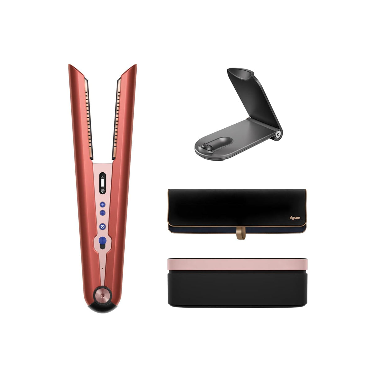 Dyson Special Edition Corrale™ Styler Straightener in Strawberry Bronze and Blush Pink with Dyson-Designed Presentation case