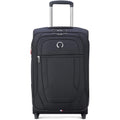 | DELSEY PARIS Helium DLX Softside Expandable Luggage with 2 Wheels, Black, Carry on 21 Inch | Carry-Ons