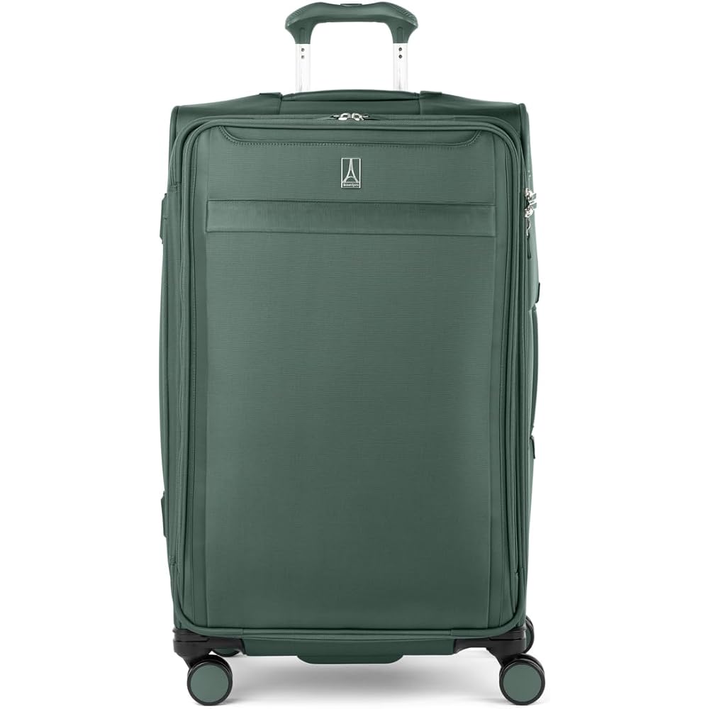 | Travelpro VersaPack+ Lightweight Softside Expandable Checked Luggage, 8 Spinner Suitcase, TSA Lock, Men and Women, Checked Large 29-Inch, Desert Sage Green | Carry-Ons
