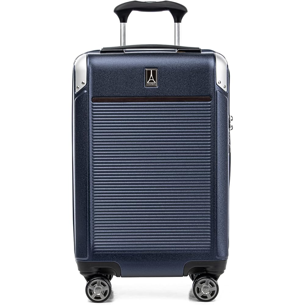 | Travelpro Platinum Elite Hardside Expandable Carry on Luggage, 8 Wheel Spinner, TSA Lock, Hard Shell Polycarbonate Suitcase, True Navy Blue, Carry on 21-Inch | Suitcases