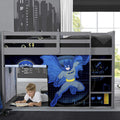 Delta Children Batman Low Twin Loft Bed Tent Curtain Set