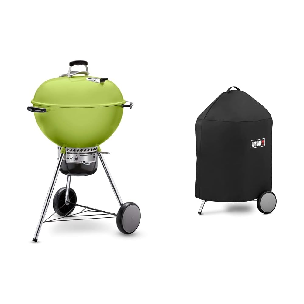 Weber Master-Touch 22-Inch Charcoal Kettle Grill (Spring Green)
