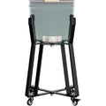 IDZO Grill Rolling Cart for BGE Minimax &amp; Kamado Joe Junior 18", Grill Stand with Heavy-Duty Locking Caster Wheels, Powder-Coated Charcoal BBQ Base, Outdoor Cooking Accessories