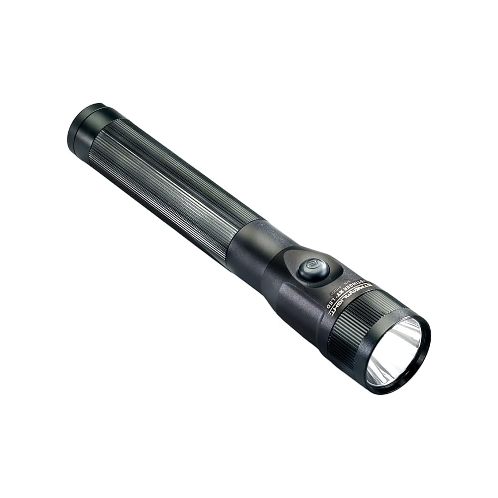 Streamlight 75866 Stinger DS 425-Lumen Bright Rechargeable Dual Switch LED Flashlight with 120V AC/12V DC Smart Charger and 1 Smart Charge Holder, Black