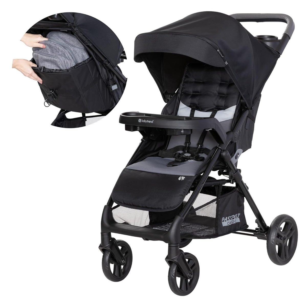 Baby Trend Passport Cargo Stroller (Fieldstone Grey)