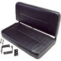 Rugged Ridge 13461.01 Fixed Rear Bench Seat (Black)