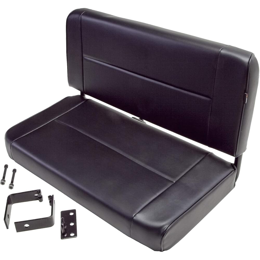 Rugged Ridge 13461.01 Fixed Rear Bench Seat (Black)