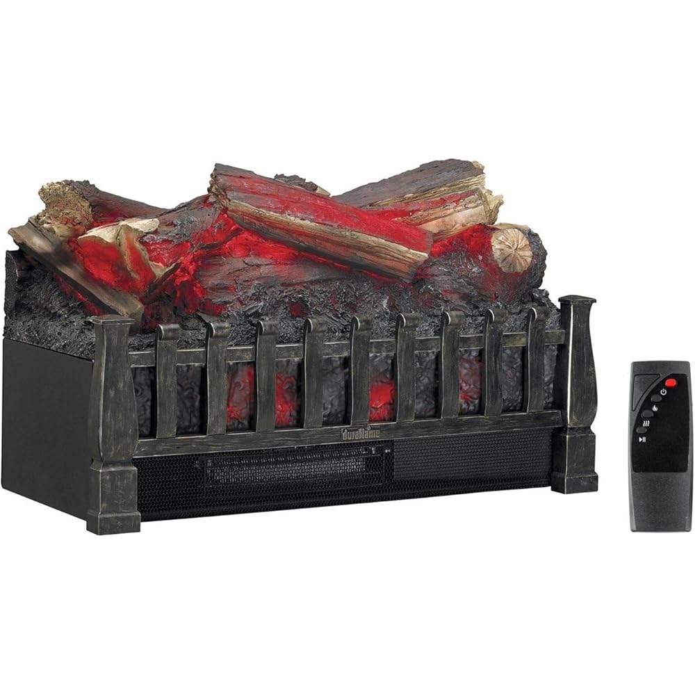 3D Infrared Quartz Electric Fireplace Log Set Insert