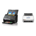 Epson FastFoto FF-680W Wireless High-Speed Photo and Document Scanning System, Black &amp; RapidReceipt RR-600W Wireless Desktop Color Duplex Receipt and Document Scanner