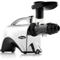 Omega Juicer Premium Vegetable and Fruit Juice Extractor and Nutrition System Makes Nut Milks Baby Food and Sorbets, Adjustable Pressure Settings 80-RPM Slow Masticating Juicer, 150-Watts, SilverElectric Masticating Juicers