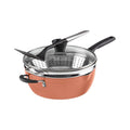 Cuisinart Preferred Pan 4-Pc Set Sienna Sky (4.5 Qt. Multi-Purpose Pan w/Cover, Steamer, Slotted Turner)