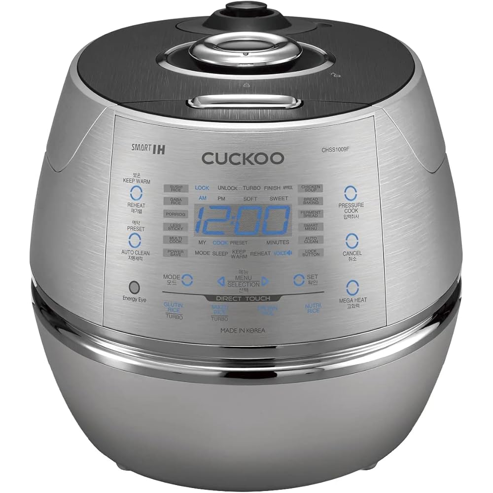 10-Cup Induction Heating Pressure Rice Cooker (Stainless Steel)