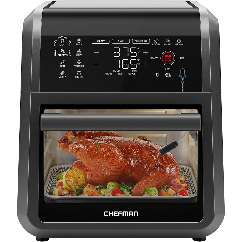CHEFMAN ExacTemp 12-Quart 5-in-1 Air Fryer Convection Oven