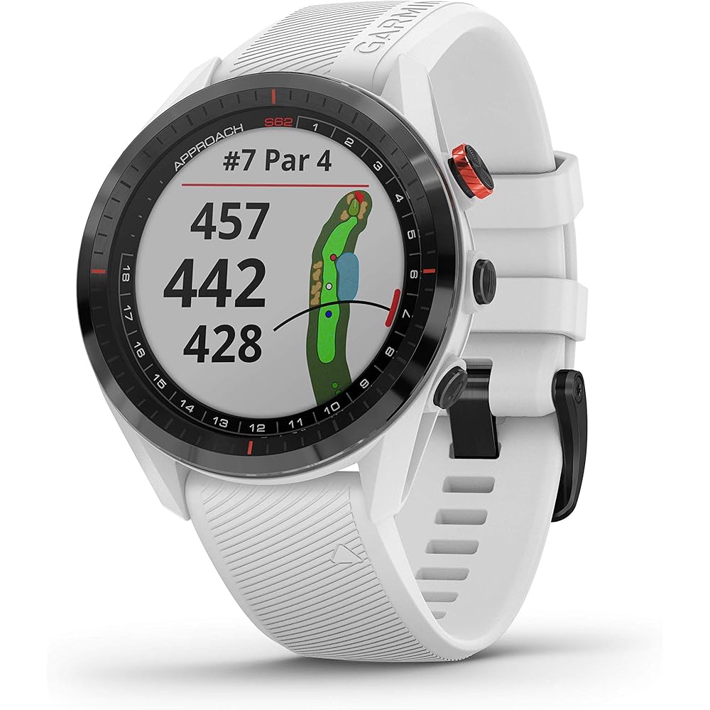 Garmin Approach S62 Premium Golf GPS Smartwatch (White)