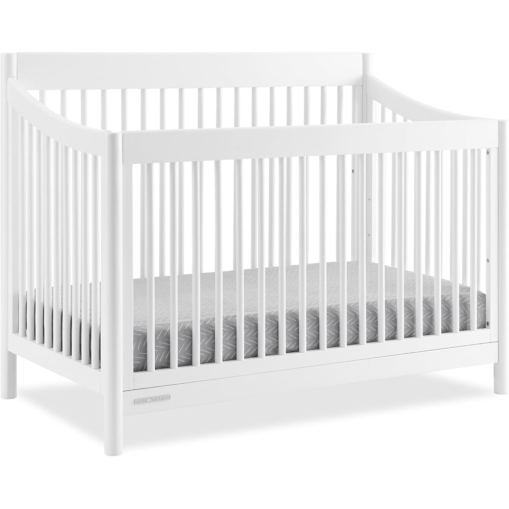 Delta Children Brooks 6-in-1 Convertible Baby Crib (Bianca White)