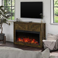 Farmington 49-Inch Electric Fireplace with Mantel