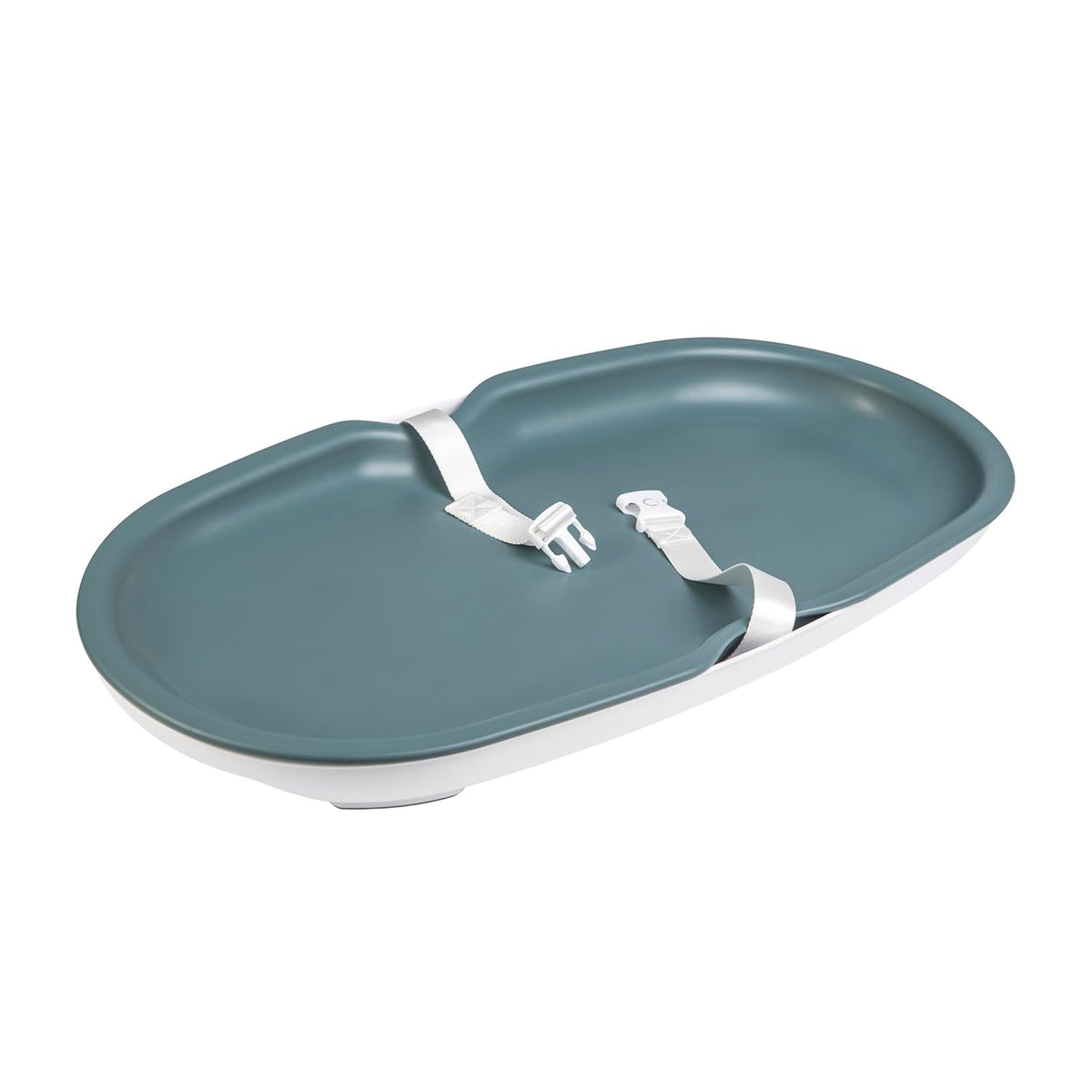 Ubbi Baby Changing Pad, Easy to Clean with Detachable Base, Lightweight, Waterproof Foam, Includes Safety Strap and Non-Skid Feet, Open Water