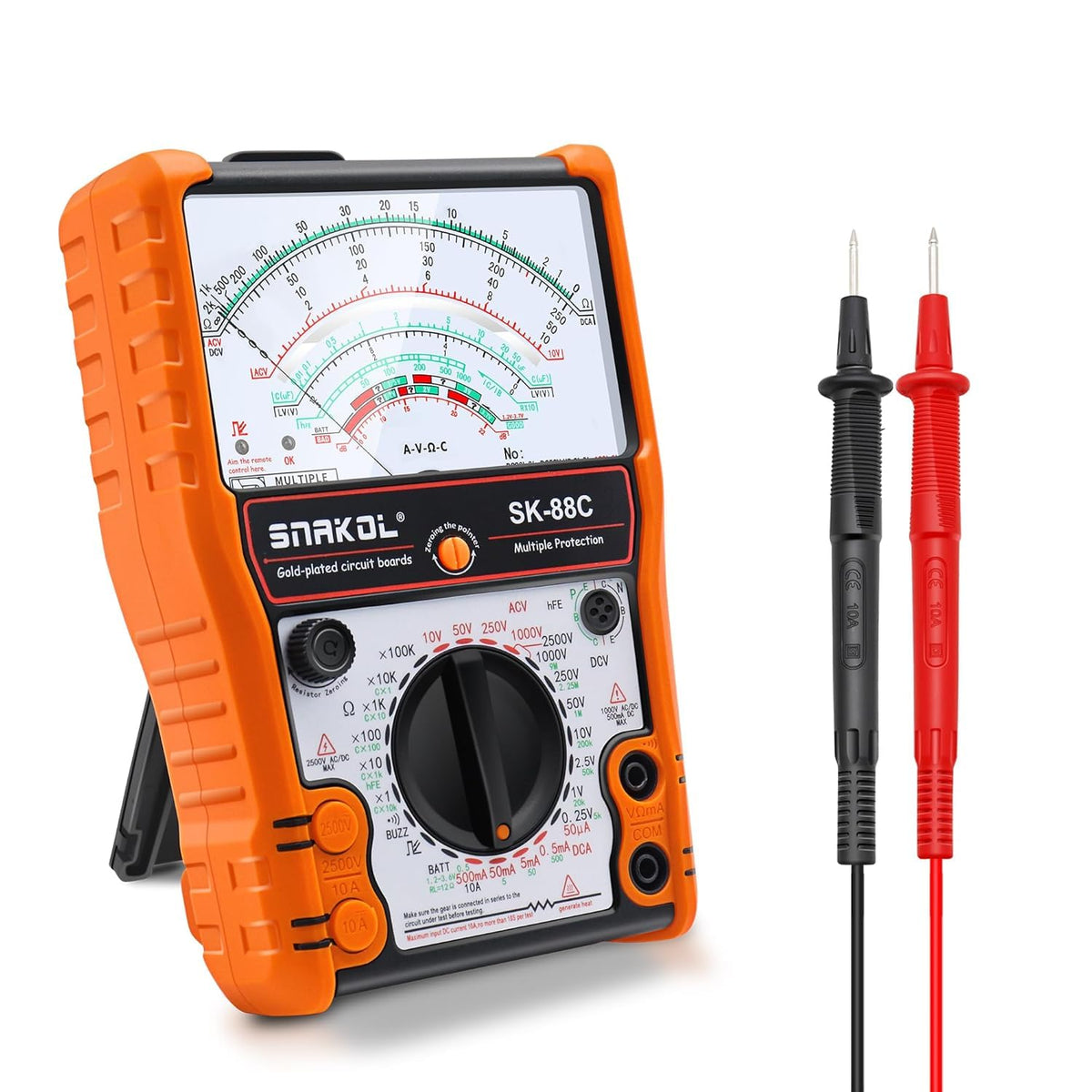 SNAKOL SK-88C 11-Function 24-Range Analog Pointer Multimeter
