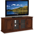 Leick Home 80360 Leaded Glass Wood TV Stand for 65-Inch TVs