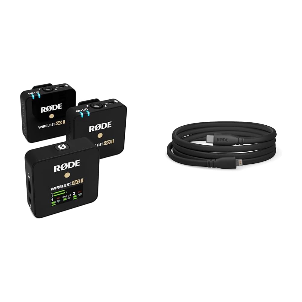 Rode Wireless Go II Dual-Channel Compact Wireless Microphone System